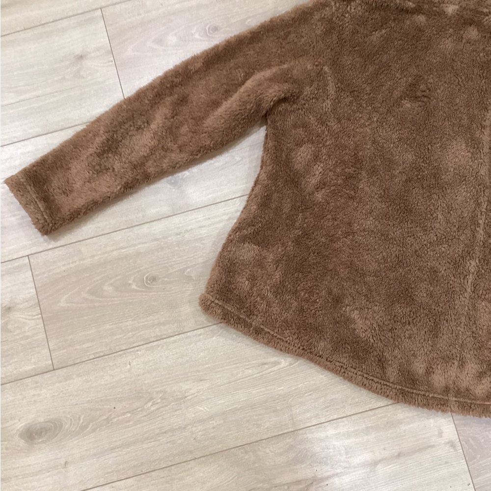 Patagonia Brown Fleece Quarter-Zip Pullover - Picture 7 of 8